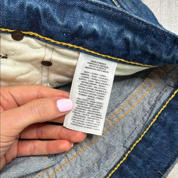 Polo by Ralph Lauren Blue Straight-Leg Jeans with Distressed Details - Picture 9 of 9